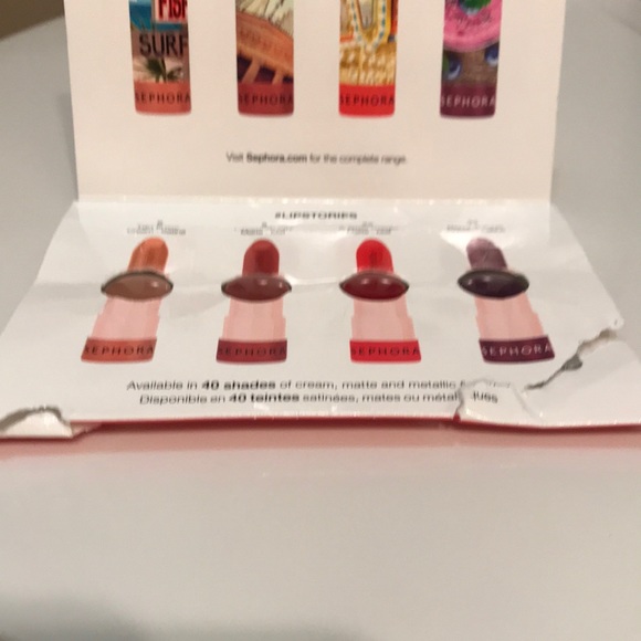 ⚡️FP⚡️ Sephora #Lipstories Lipstick Sample Card - Picture 5 of 8